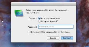 You also can use this screen sharing app to start. How To Connect To Your Mac Remotely Through Vnc Osxdaily