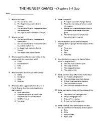 Clove when the hunger games began, katniss decided to take a backpack. Hunger Games Test Worksheets Teachers Pay Teachers