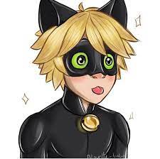 Tongue Sticking Out A Thing That My Black With Green Eyes Cat Does All The Time Miraculous Ladybug Fan Art Miraculous Ladybug Chat Noir