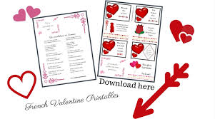 Others are great for giving to the make sure the top of the picture goes into the printer first. Free Printable French Valentine Cards Explorer Momma