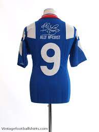 24 september 1962) is a scottish football player, manager and pundit. 1992 94 Rangers Signature Home Shirt Ally Mccoist 9 M For Sale