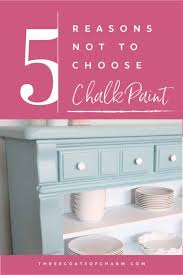 Painted furniture makeovers are super easy with latex paint. 5 Reasons Not To Use Chalk Paint Three Coats Of Charm