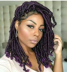 Goddess Black And Blonde Faux Locs 35 Short Faux Locs Faux Locs Hairstyles Natural Hair Styles Protective Hairstyles For Natural Hair