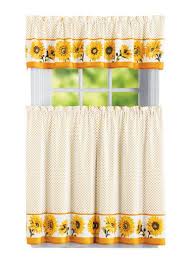 sunflower curtain sunflower kitchen