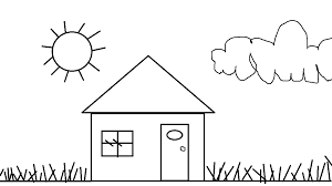 If you'd like to color these then click on the printer icon, choose the page and print tracing worksheets for kids tracing worksheets for kids. Easy And Simple House Coloring Pages House Colouring Pages Coloring Pages For Kids Printable Coloring Pages