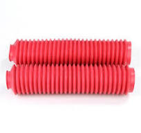 Motorcycle Fork Rubber Boots – 30mm Front Shock Dust Covers For Dirt Bike,  Honda, Kawasaki, Yamaha (Red)
