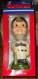 MARCUS (MARK) HALLBERG 2011 MOBILE BAYBEARS GAME BAT, GIANTS 1ST BASE COACH 