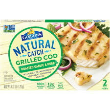 Expertly flame grilled and seasoned flaky, white fish. Gorton S Natural Catch Roasted Garlic Herb Grilled Cod Fillets 6 3 Oz Kroger