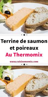 Terrine De Saumon Et Poireaux Au Thermomix En 2020 Terrine De Saumon Recette Terrine De Poisson Recette De Terrine