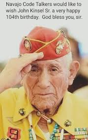 Navajo code talker's 104th birthday wish