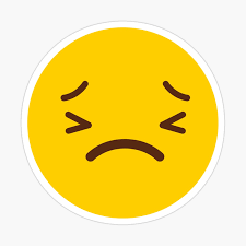 Frowning Face Gift Yellow By Tis Noow Redbubble Face Gift Frowning Face