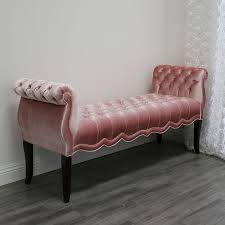 Pink Tufted Bench Rebecca Bench Home Room Design Furniture Wayfair Living Room Chairs