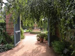 Doors Leading Out Of The English Walled Garden At The Chicago Botanic Garden Glencoe Designed By