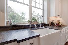 Glass colors | fireclay tile Image Result For Silver Pearl Leathered Granite White Kitchen Traditional Leather Granite Leathered Granite Countertops
