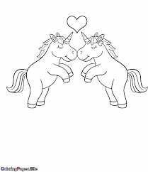 So, grab your crayons, and let's get to coloring. Two Unicorns In Love Coloring Page Unicorn Coloring Pages Unicorn Coloring Free Kids Coloring Pages