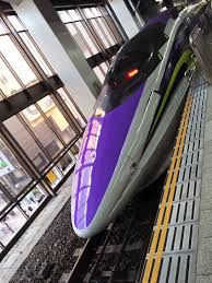 Shinkansen 500 Type Eva Subway Train Train Tracks Visit Holland