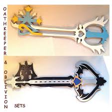 For those wanting to get everything this new adventure has to offer, here's how to unlock the oblivion and oathkeeper keyblades in the kingdom hearts 3: 23 Oathkeeper And Or Oblivion Keyblades Kingdom Hearts Etsy Kingdom Hearts Cosplay Kingdom Hearts Favorite Christmas Gifts