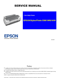 The epson stylus photo 1410 a3+ printer is suitable for a wide range of applications, from photographs through to business documents. Stylus Photo1390 1400 1410