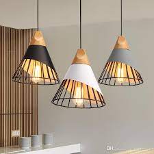 Modern led chandelier lamp acrylic elegant pendant light round drop light hanging light kitchen light 18w, 120v, 3000k warmlight for office, living room, dinning room 5.0 out of 5 stars 2 $89.99 $ 89. Post Modern Pendant Lamps North Europe Pendant Lights Fixture Home Indoor Lighting Restaurant Cafes Pub Hanging Lamp Black White Drop Light From Umsannagu 155 48 Dhgate Com