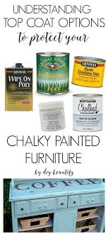 It's well loved by many because when you buff it into the paint, it creates a velvety lustrous sheen. Top Coat Protection Options For Chalky Painted Furniture Painted Furniture Redo Furniture Repurposed Furniture
