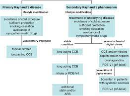 Treatment Algorithm For Raynaud S Phenomenon Download Scientific Diagram