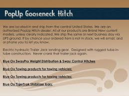 Check spelling or type a new query. Popup Gooseneck Hitch