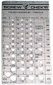 specific machine screw dimensions chart machine screw drill