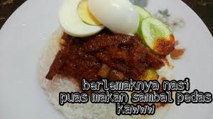 Nasi lemak sambal sotong (recommended for 1 pax) nasi lemak rice with sambal sotong, anchovies, peanuts, egg, vegetables and sambal. Nasi Lemak Sambal Sotong Youtube