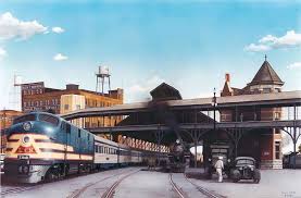 Louisville And Nashville Depot Canal Street New Orleans Louisiana Railroad History Railroad Art Train Art
