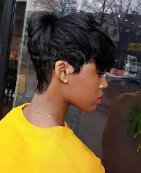 Here you will find beautiful braids, chic hairstyles, buns, pigtails, and more. Pixie Cut Tapered Short Black Hair Novocom Top