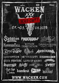 All 75,000 tickets for w:o:a 2021, which will take place from july 29 to 31 2021, have already been sold! Wacken Festival Announces More Bands To 2019 Lineup The Rockpit