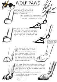 A How To On Wolf Paws Wolf Paw Wolf Drawing Paw Drawing