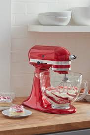 Candy Apple Red Artisan Design Series 5 Quart Tilt Head Stand Mixer With Glass Bowl Ksm155gbca Kitchenaid Kitchen Stand Mixer Kitchen Aid Stand Mixer