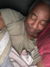 No, I won't be a foster fail Janet is an experienced cat lady, she has  fostered before and worked with Rescue for many years. She knew what she  was getting into when