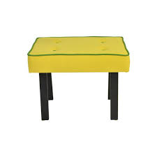 Boo Home London Cok Amacli Dekoratif Metal Ayakli Puf Sari Metal Sari Puf Minder