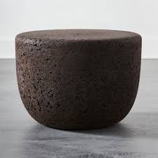 Shop Drop Low Black Cork Side Table Small Put A Cork In It With This Low Solid Dark Side Table That Brings Modern Side Table Side Table Bone Inlay Side Table