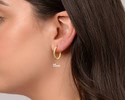 Hammered Finish Hoop Earrings Dainty Hoops Silver Hoops Huggie Hoop  Earrings Small Hoop Earrings Gold Hoop Earrings