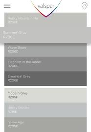 Valspar Paint Summer Grey Walls Valspar Paint Colors Gray Farmhouse Paint Colors Valspar Paint