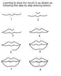 Easy, step by step lips drawing tutorial. Resultado De Imagen Para How To Draw Realistic Nose Step By Step For Beginners Cara Menggambar Bibir Menggambar Bibir Menggambar Hidung