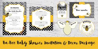 Zazzle can help you find the best bee baby shower invitations in a snap with our variety of options. Ba Bee Baby Shower Invitation Decor Package Create Capture