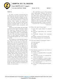 Soal Sbmptn Bahasa Inggris 2017