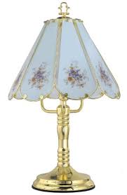 Park Madison Lighting Pmt 1061 10 22 Inch Tall Touch Table Lamp With Floral Decorated Captured Glass Shade Polished Brass Finish Great Buy Phuong310320141