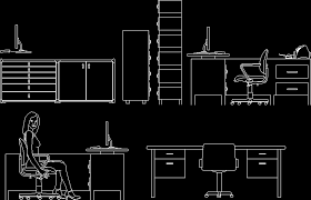 Monarch specialties metal computer desk, black/dark taupe. Elevation Of Office Furniture 2d Dwg Elevation For Autocad Designs Cad