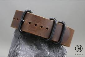 Bracelets montres et créations cuir sur mesure. Bracelets Pour Montres En Cuir 1 2 Pieces Classiques Nato