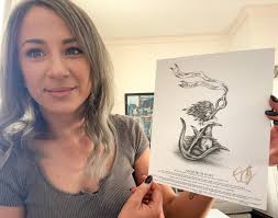 Buy ANCHOR Inspirational Poster Hand Signed by Jen Ledger 8"x 10" Online in  India