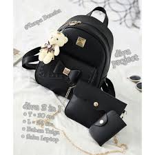 Toko online tas ransel wanita harga murah model korea trendy stylish. Backpack Pita 3in1 Tas Ransel Wanita Murah Tas Wanita Lucu Murah Shopee Indonesia