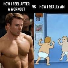 How I Feel After A Workout Vs How I Really Am Meme Ahseeit