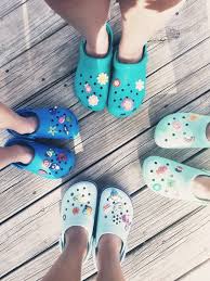 Aesthetic Black Crocs With Charms Crocs Blue Vibes Blue Crocs Crocs Shoes Shoes