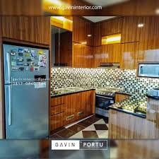 Material multipleks 12 mm finish hpl 0,7 mm. Baru Model Kitchen Set Hpl Coklat Glossy Project Tebet Barat Jakarta Selatan Kitchen Set Minimalis Lemari Pakaian Custom Hpl Duco Dan Laker Terbaik