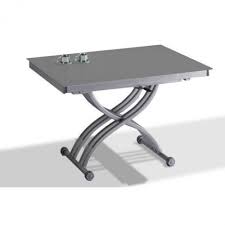 C`est à vous de choisir! Inside 75 Table Basse Form Relevable Extensible Plateau En Verre Gris Tables A Manger Rue Du Commerce